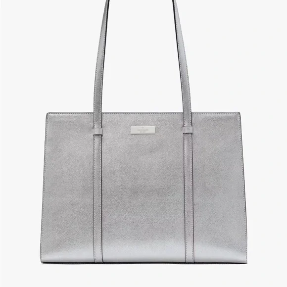 Kate Spade Kenzie Metallic Large Tote - Picture 1 of 8